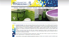 Desktop Screenshot of ceramicheperugini.it